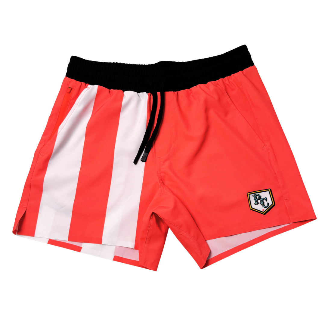 Red Striped Shorts Red Striped Shorts