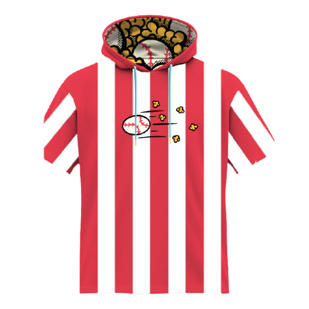 Popcorn Striped Shoodie Popcorn Striped Shoodie