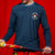 En Fuego Navy Performance Long Sleeve T-Shirt
