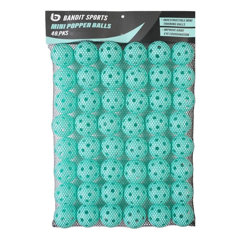 Mini Popper Balls 48Pack Plate Crate Bandit Sports