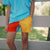 Multicolor Shorts Wild West Plate Crate Bandit Sports