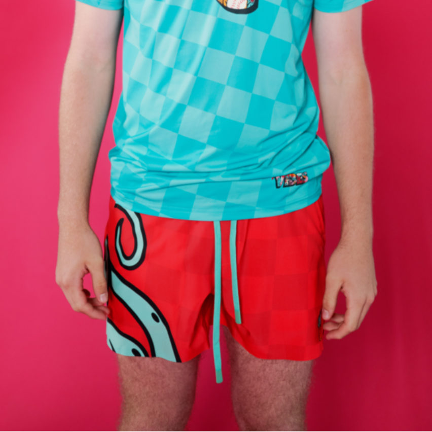Summer Vibes Checkered Performance Tee