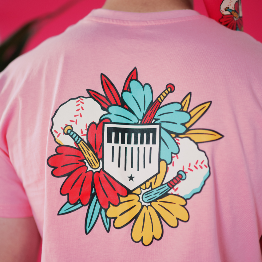 Summer Vibes Pink Tee Summer Vibes Pink Tee