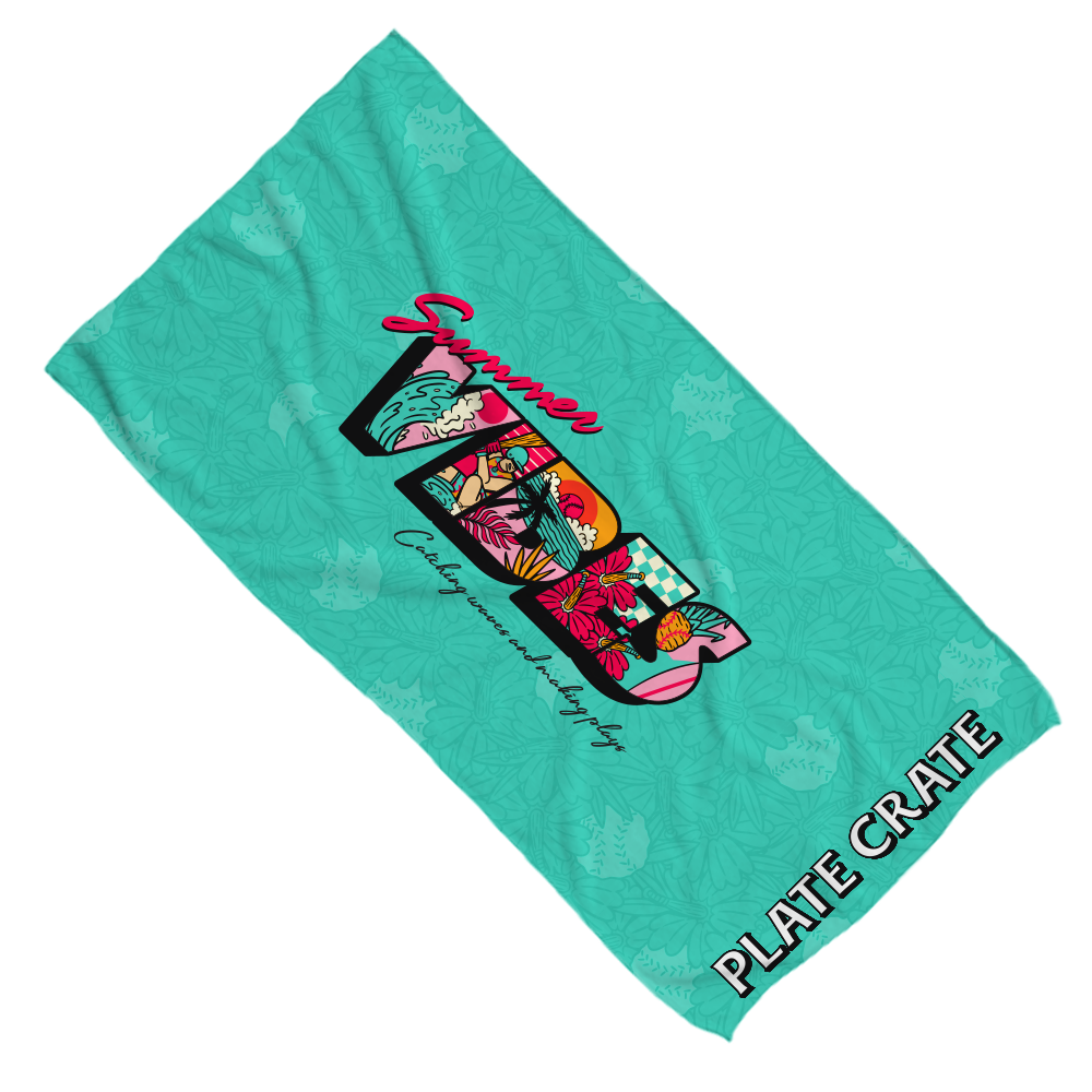 Summer Vibes Beach Towel Summer Vibes Beach Towel