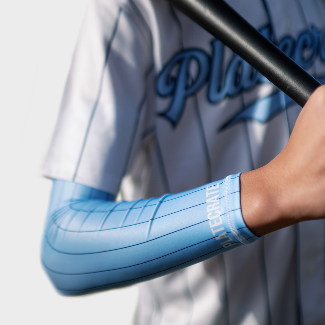 pinstripe arm sleeves, compression armsleeves