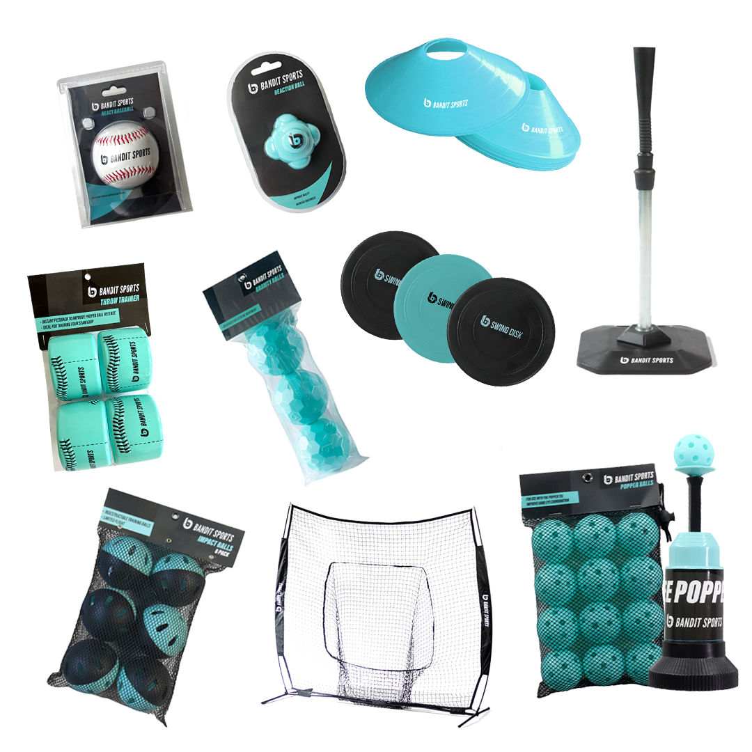 Baseball training accessories from Bandit Sports, Baseball training aids from Plate Crate