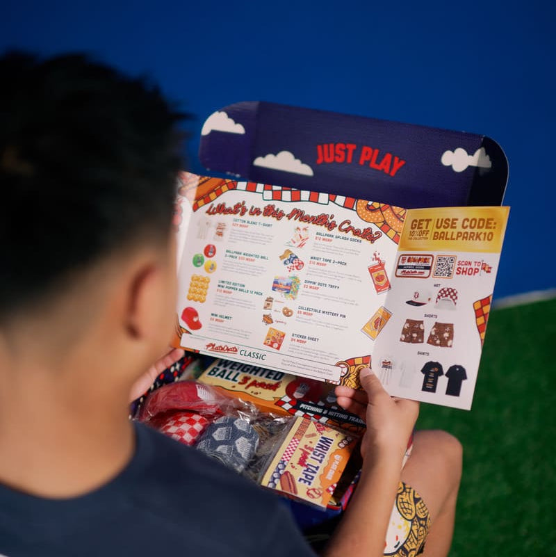 Ballpark Foods Guide Plate Crate Bandit Sports