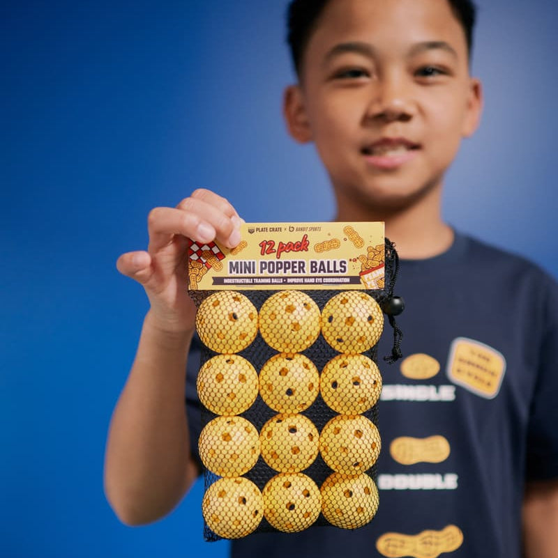 Ballpark Foods MiniPopperBalls Plate Crate Bandit Sports