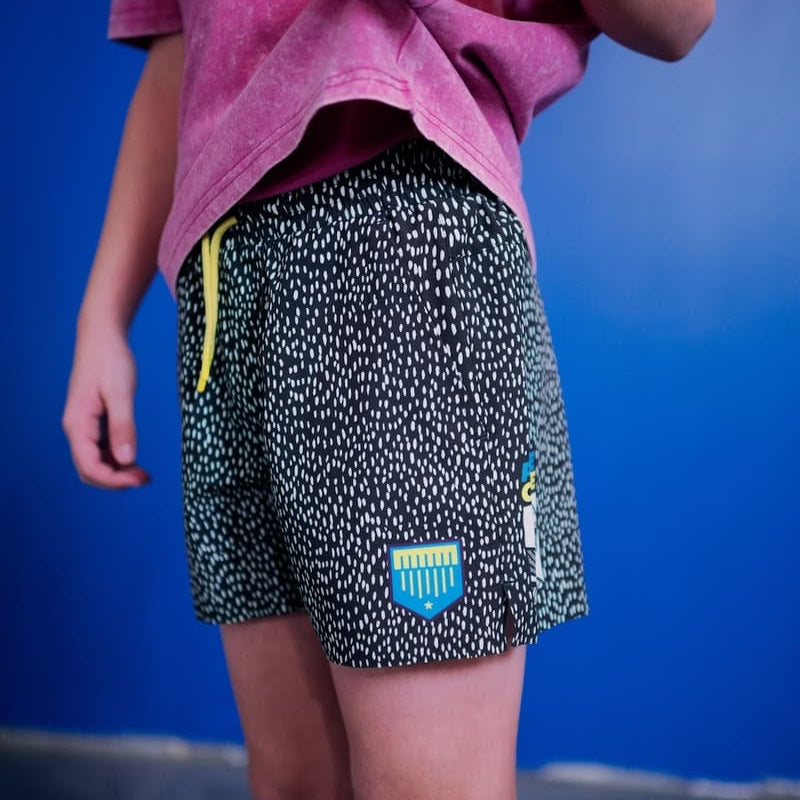 Black Impact Shorts Plate Crate Bandit Sports