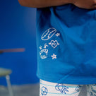 Blue Tee Back2school Plate Crate Bandit Sports