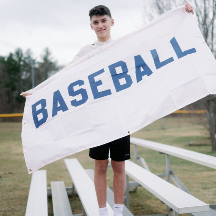 Classic Crate Plate Crate baseball flag, baseball banner, baseball wall flag