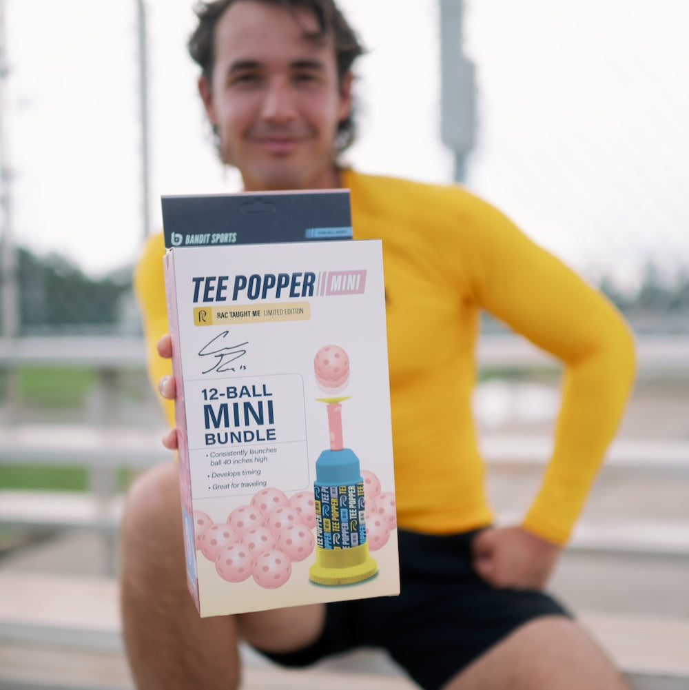 Tea Popper Tee Popper & Tee Popper Balls | Baseball Training Aids | Plate Crate