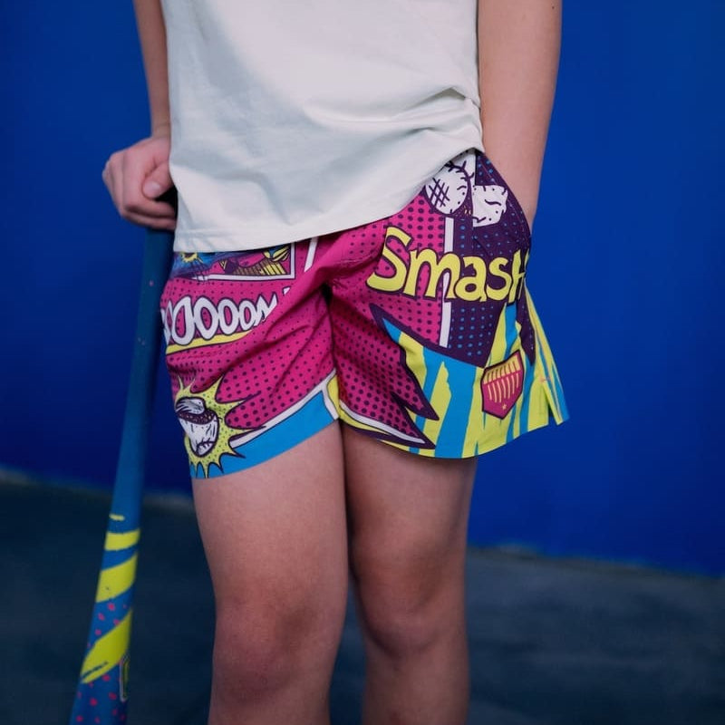 Comic Shorts Plate Crate Bandit Sports