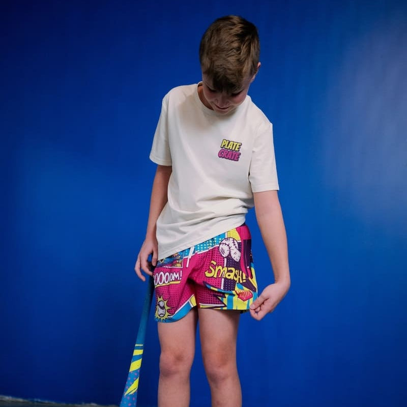 Comic Shorts Plate Crate Bandit Sports