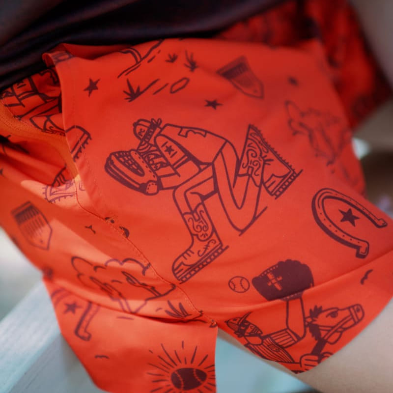 Echo Shorts Wild West Plate Crate Bandit Sports