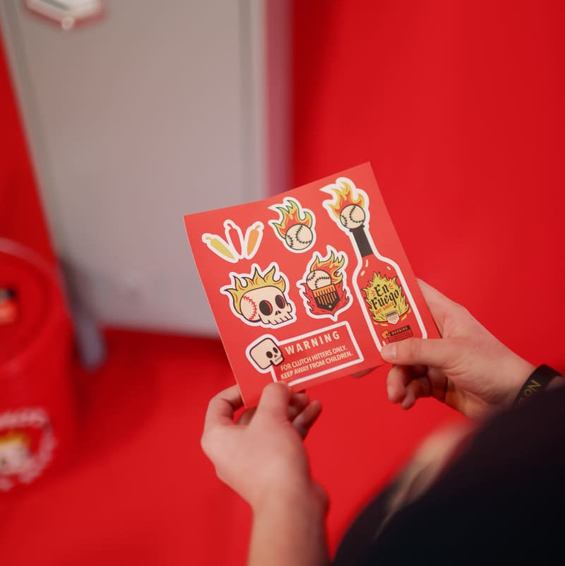 En Fuego Sticker Sheet Plate Crate Bandit Sports