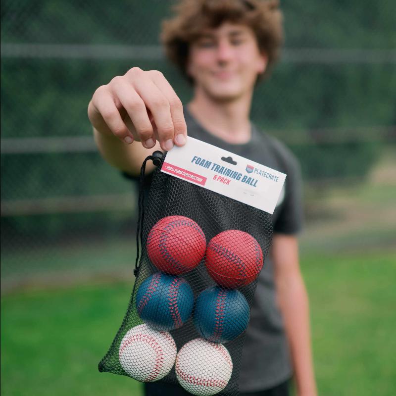 Foam Training Balls Bandit Sports Plate Crate