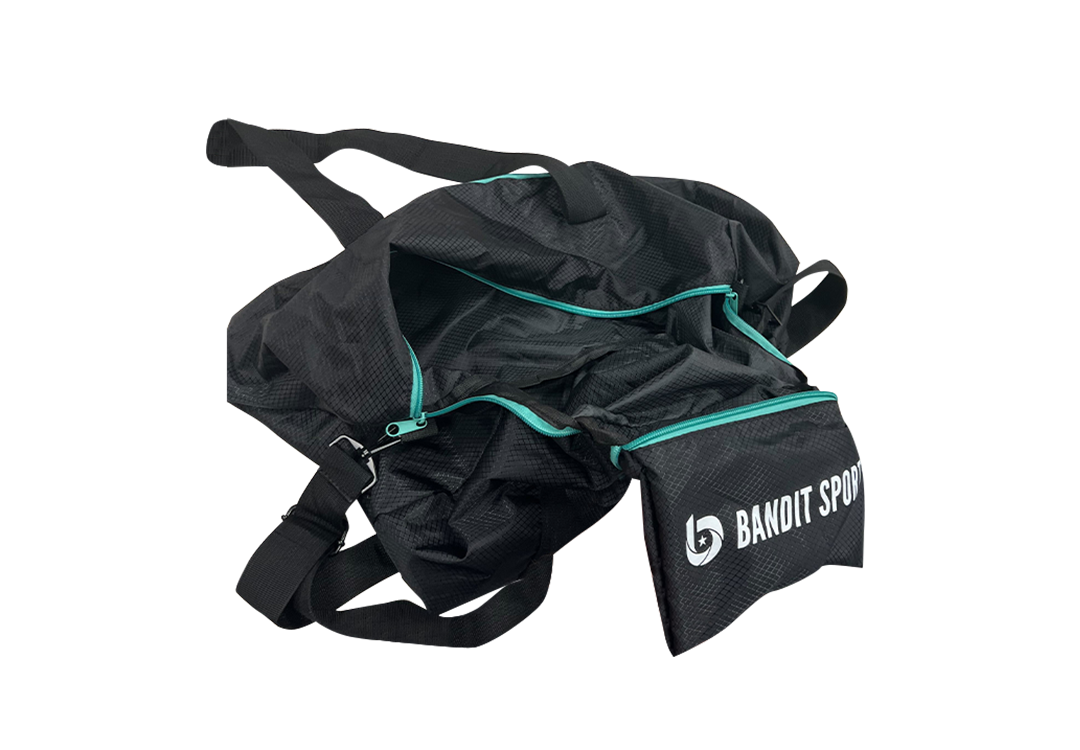 Foldable duffle bag, packable duffle bag