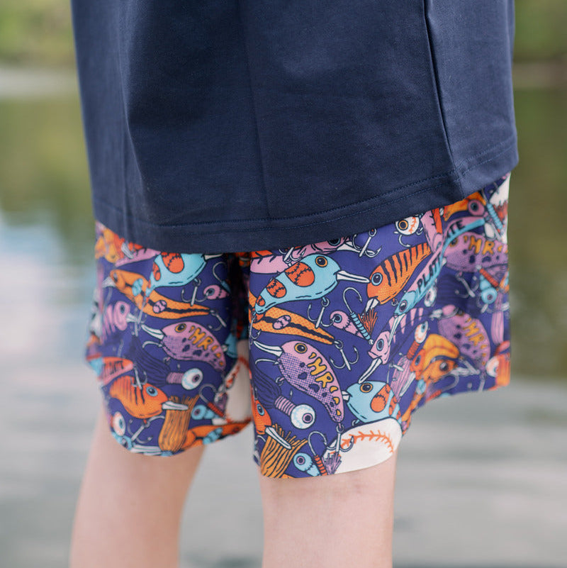 Gone Fishin' Shorts Plate Crate Bandit Sports