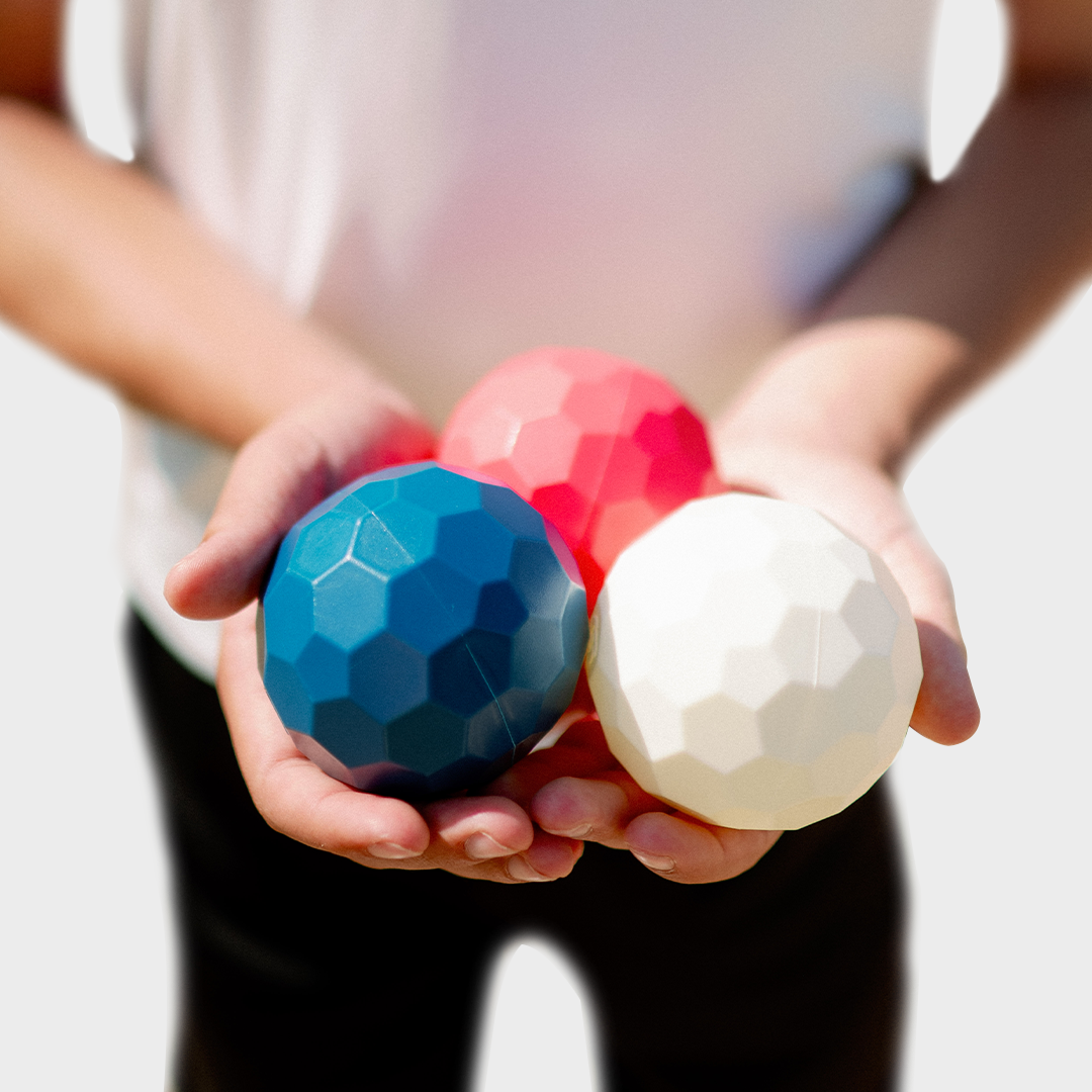 baseball training balls, gravity balls, red white and blue balls