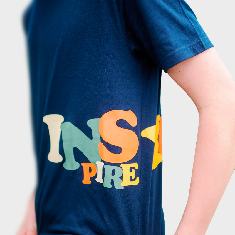 inspire tshirt, inspire tee, baseball tshirt