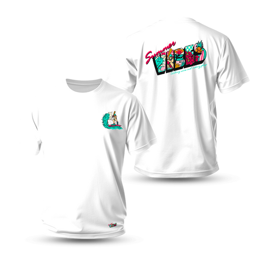 Summer Vibes White Tee