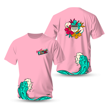 Summer Vibes Pink Tee | Plate Crate