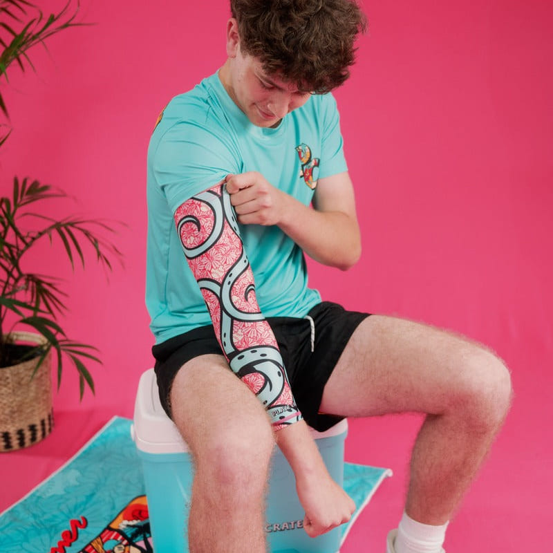 Kraken Arm Sleeve Summer Vibes Plate Crate