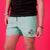 Mint Glitch Shorts Plate Crate Bandit Sports
