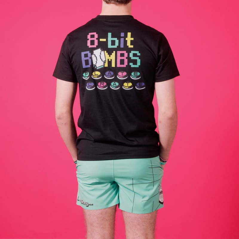 Mint Glitch Shorts Plate Crate Bandit Sports