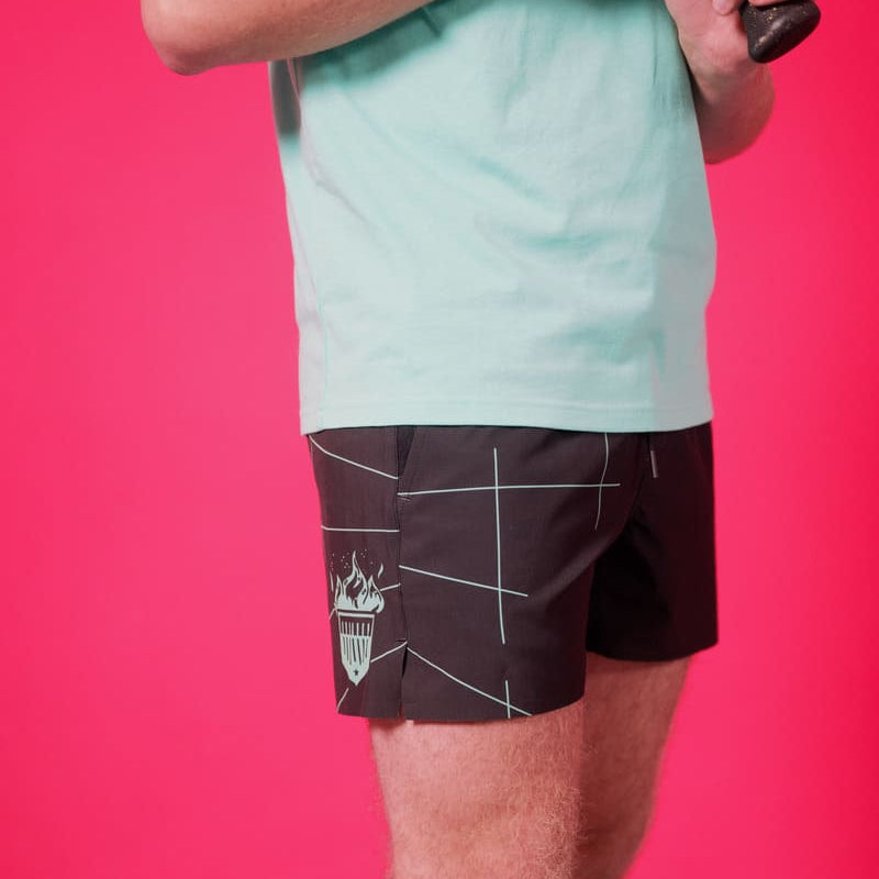 Night Glitch Shorts Plate Crate Bandit Sports