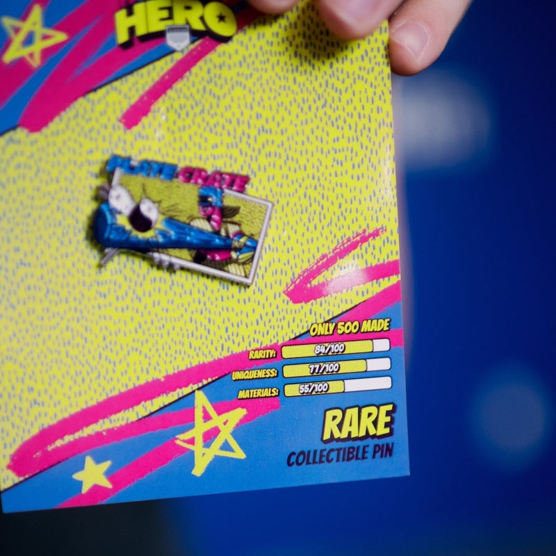 Pins Hero Crate Plate Crate Bandit Sports