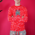 Summer Vibes Pink Long Sleeve T-Shirt