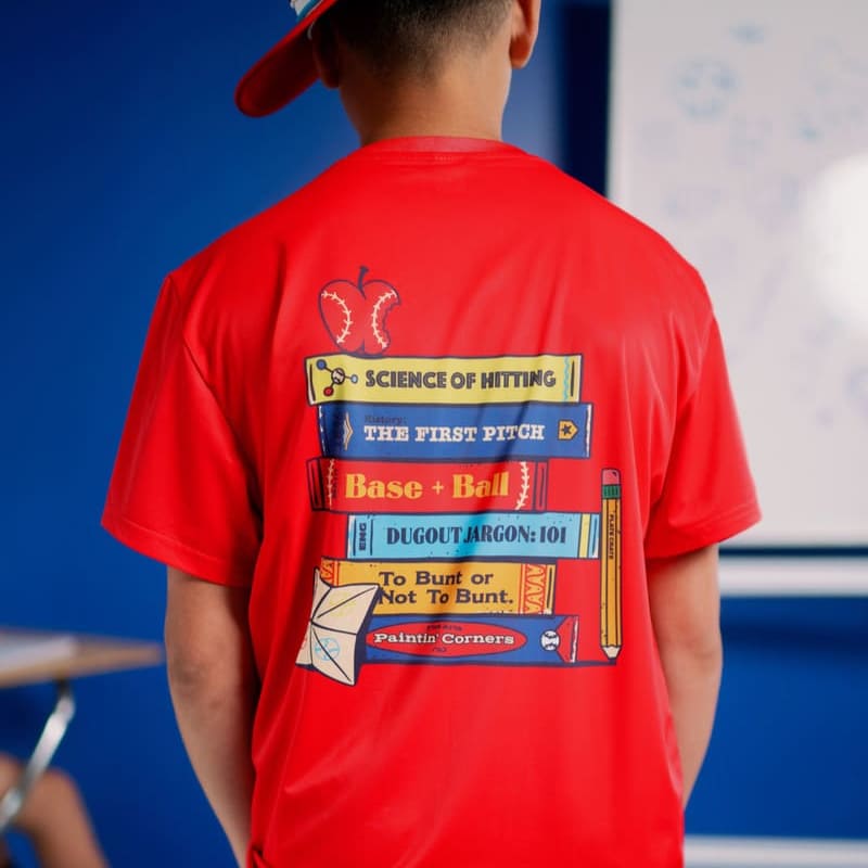 Red Performance Tee_Back2school Plate Crate Bandit Sports