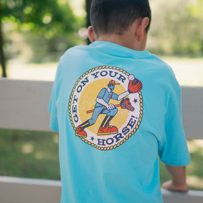 Saddle Up Tee Wild West Plate Crate Bandit Sports