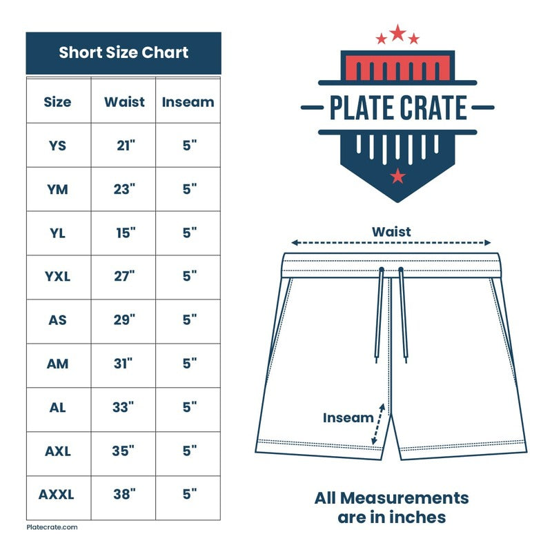 Shorts Size Chart