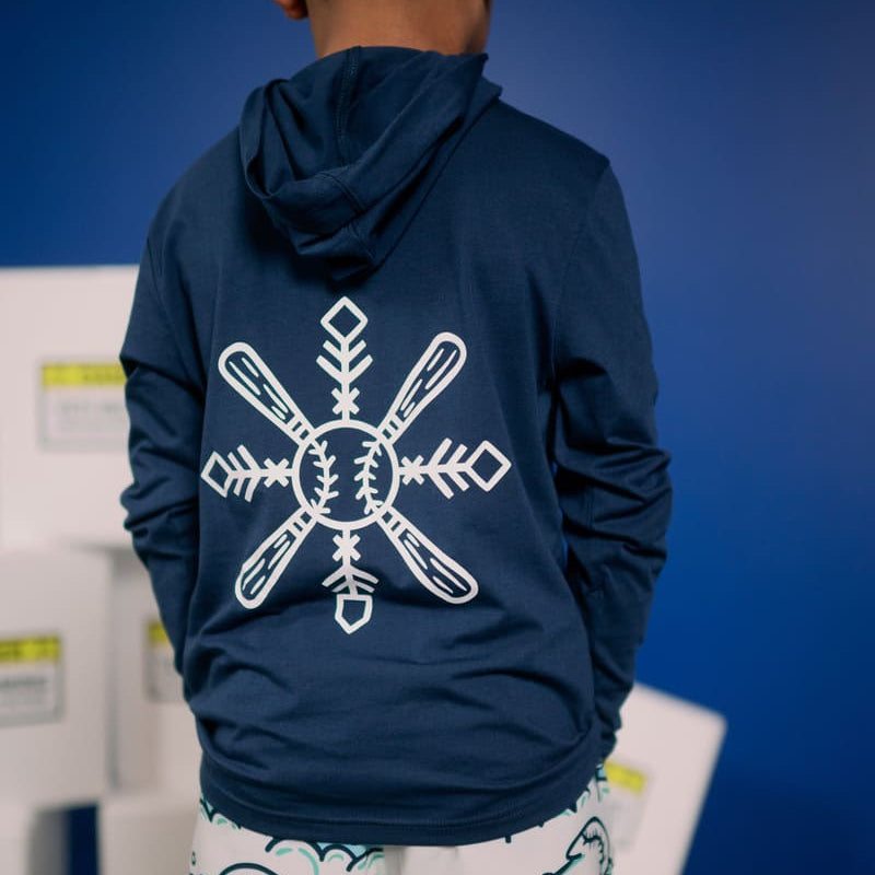 Snowflake Lightweight Hoodie Plate Crate Bandit Sports
