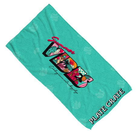Summer Vibes Beach Towel | Plate Crate