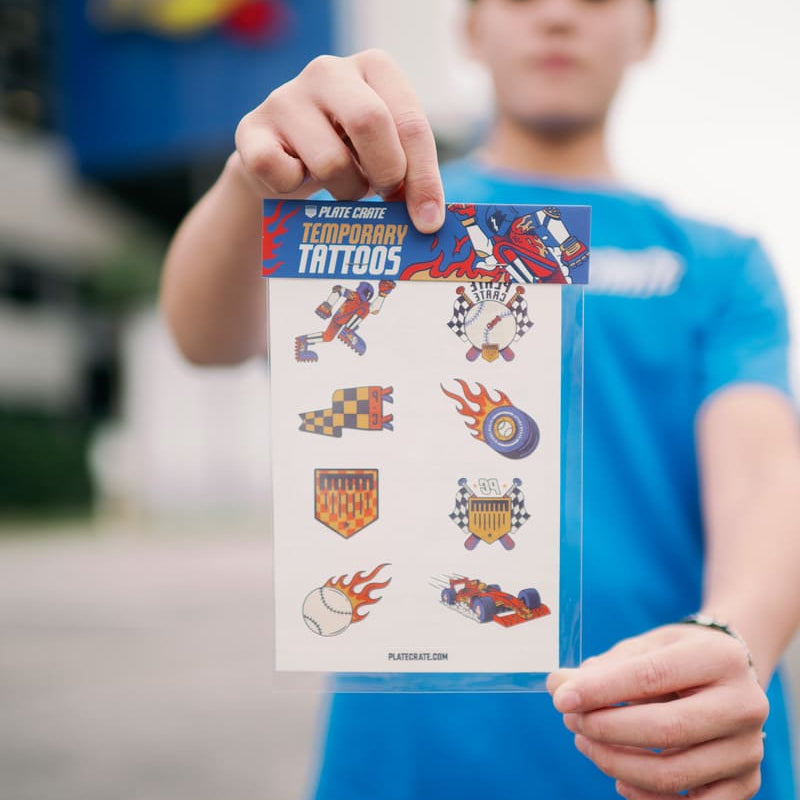 Tattoos Race Car Plate Crate Bandit Sports