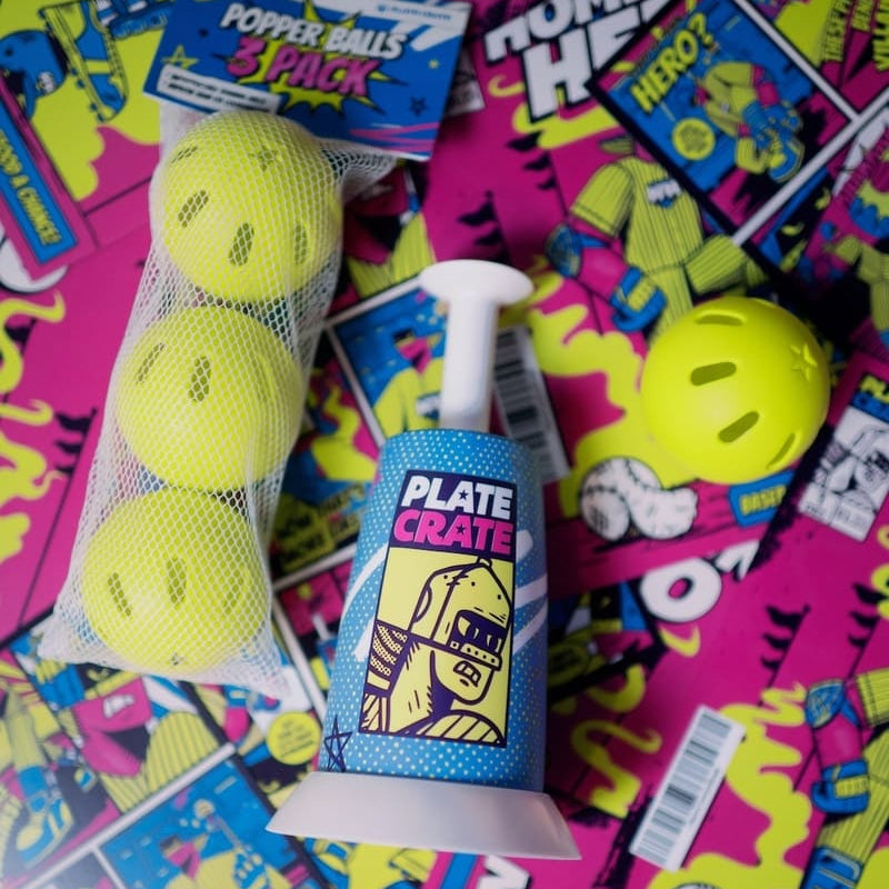 Tee Popper Hero Crate Plate Crate Bandit Sports