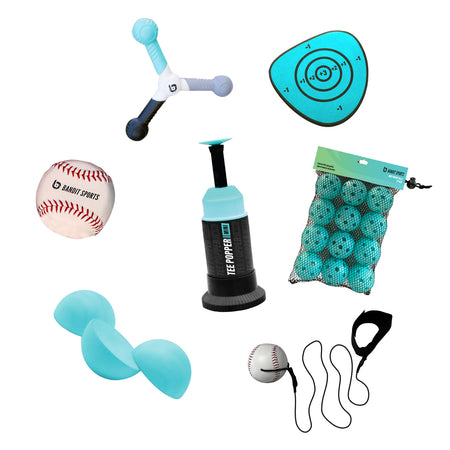 Lot D'entraînement Baseball Bandit Sports – Manche, Cônes, Bande De Puissance (Occasion)