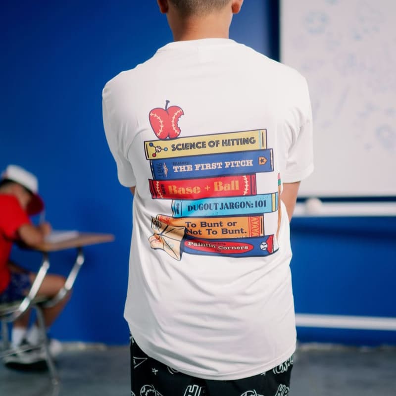 White Books Tee Back2school Plate Crate Bandit Sports