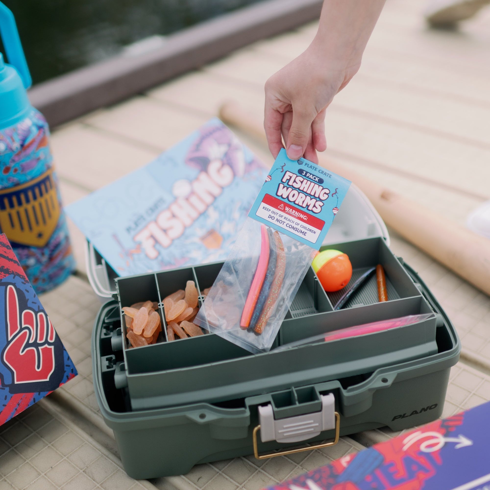 crate of fishing poles Fishing Crate Pro