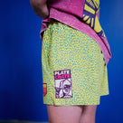 Yellow Impact Shorts Plate Crate Bandit Sports