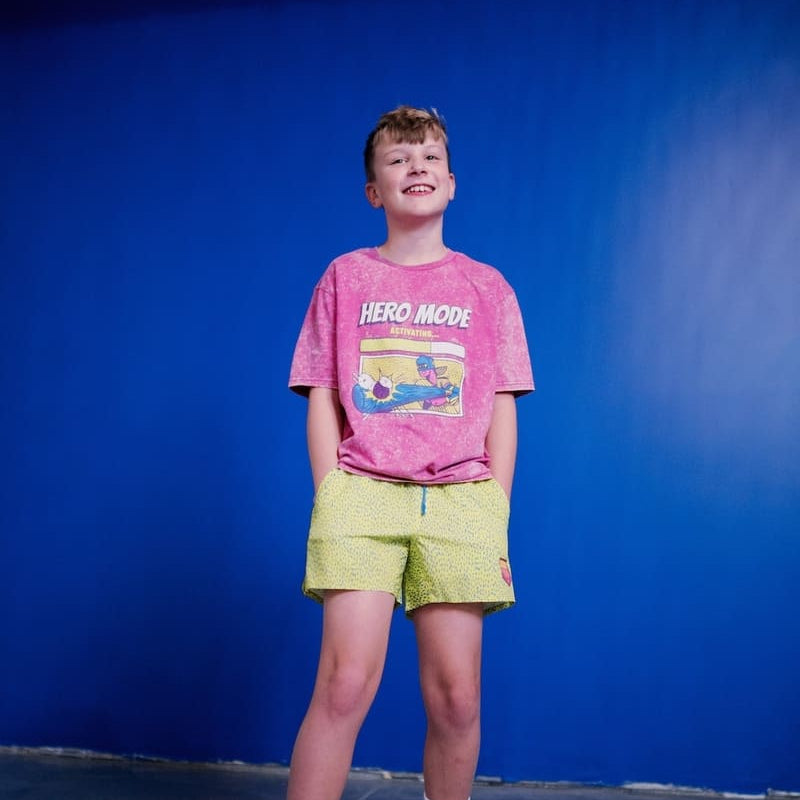 Yellow Impact Shorts Plate Crate Bandit Sports