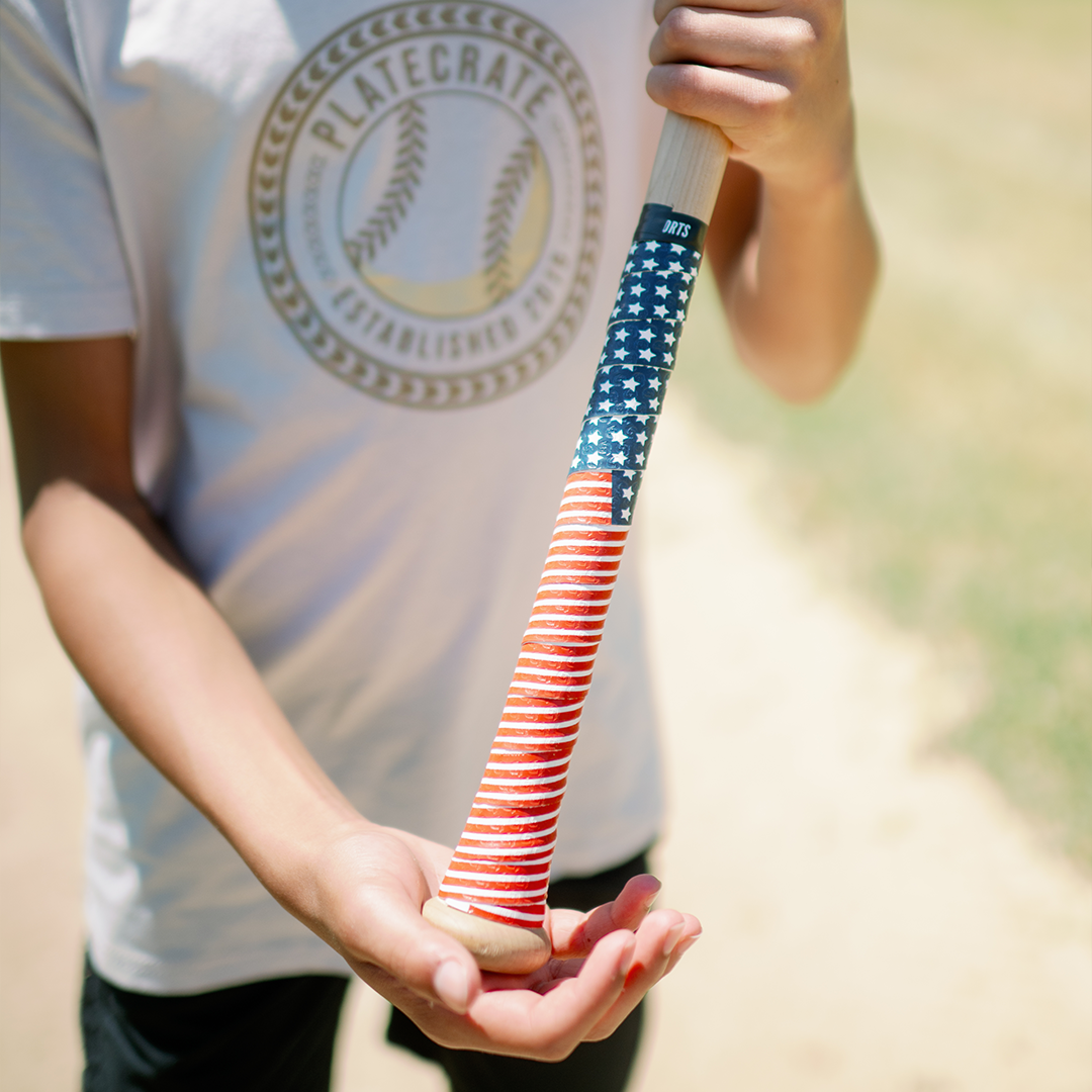 Bat grip tape, red white and blue grip tape, baseball bat grip tape