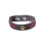 black baseball stitch bracelet image 1