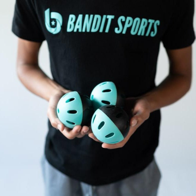 impact balls, bandit sports, baseball training aid, training balls, ball bundle, training gear