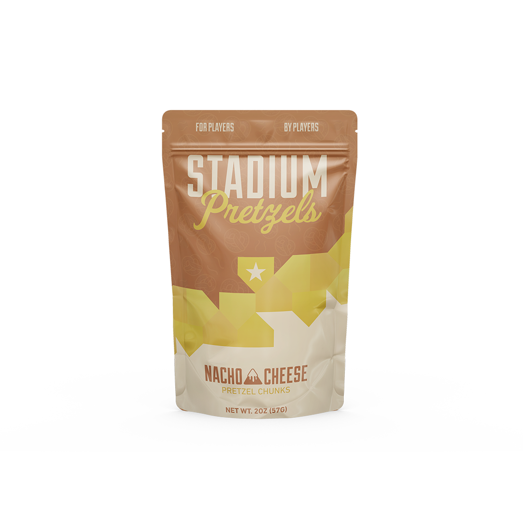 12 Pack of Nacho Cheese Stadium Pretzels