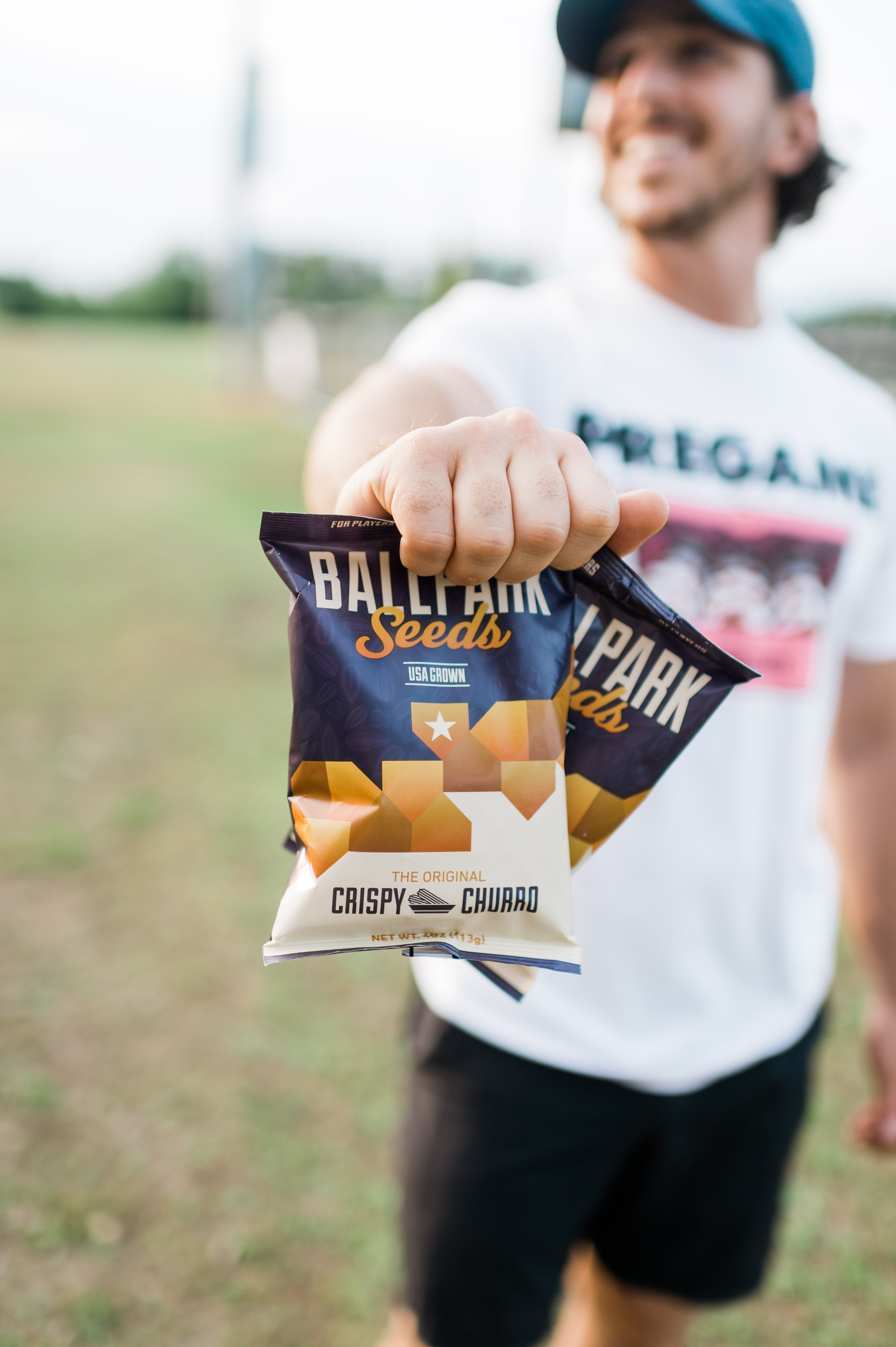 Two bags of Crispy Churro Ballpark Seeds